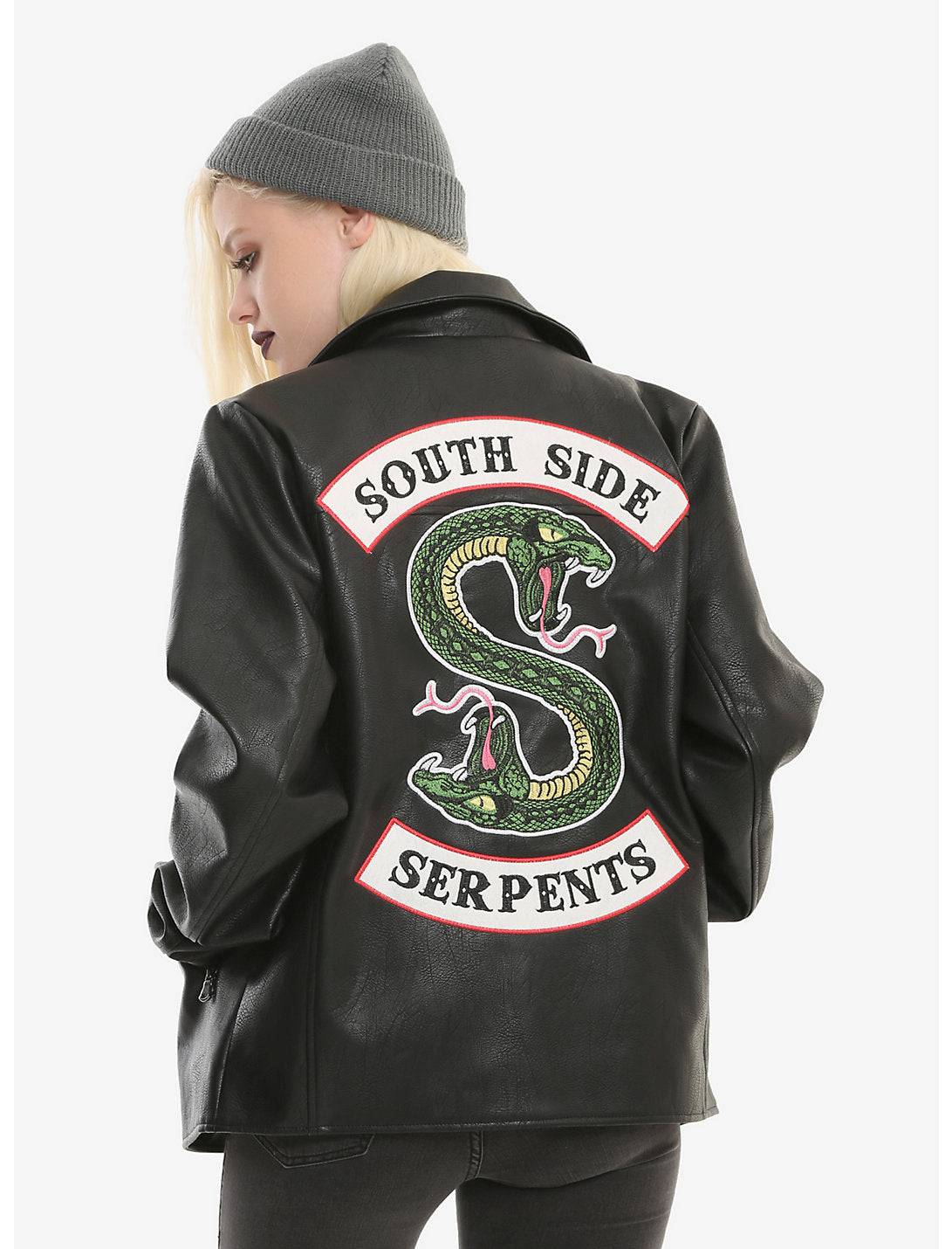 Southside Serpents black motto jacket Archie Comics Womens Large outlet (box SS)