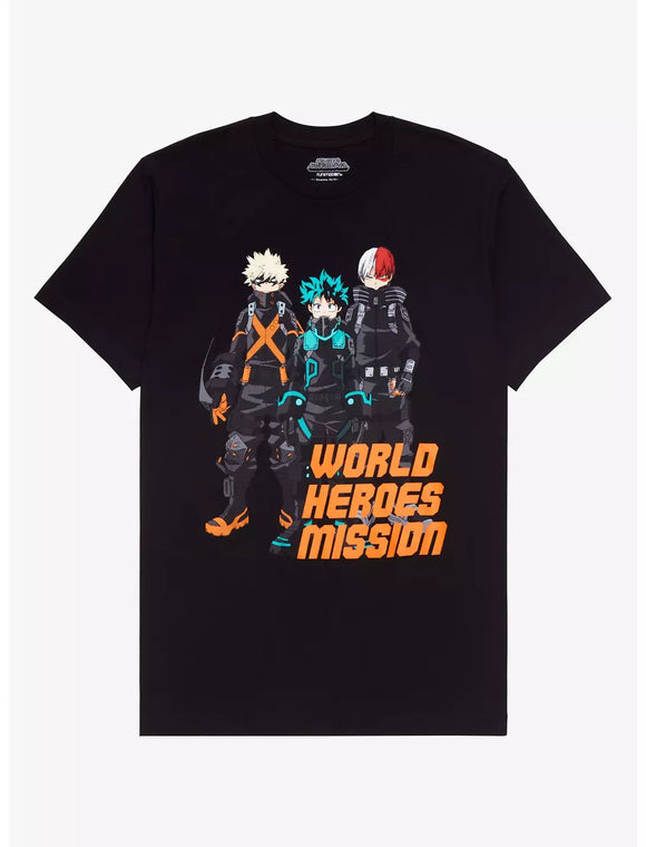 Men's My Hero Academia: World Heroes' Mission Stealth Suits T-Shirt