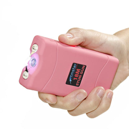 ST 7500-PN  Pink 18M Rechargeable Stun Gun w/ LED Light