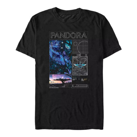 Men's Avatar: The Way of Water Pandora Diagrams Schematic T-Shirt Tee