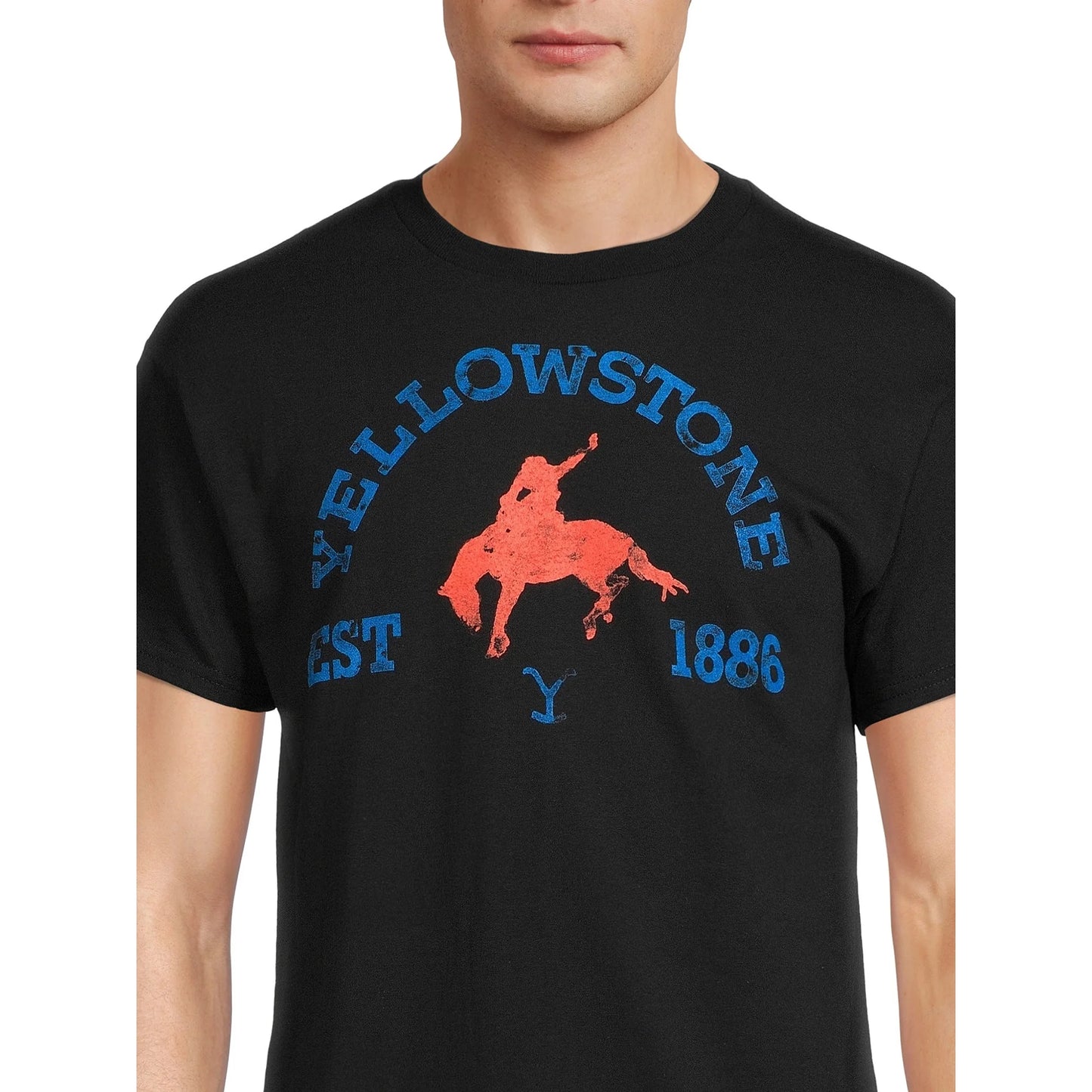 Men's Yellowstone EST 1886 Graphic Tee with Short Sleeves