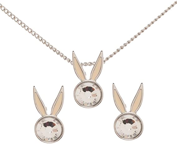 Looney Tunes Bugs Bunny Crystal Jewelry Necklace and Earrings Set - Rex Distributor, Inc. Wholesale Licensed Products and T-shirts, Sporting goods,