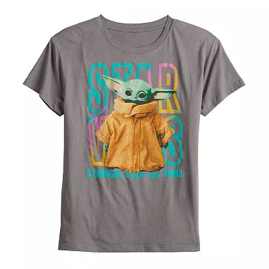 Womens Juniors' Star wars The Mandalorian The Child (aka Baby Yoda) Graphic T-Shirt