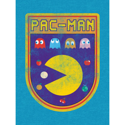 Boy's Blue Distressed Pac-Man Graphic Tee T-Shirt