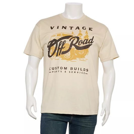 Men's Big & Tall Outdoor Vintage Off Road Graphic Tee