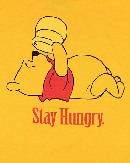 Men's Winnie the Pooh Stay Hungry T Shirt Tee