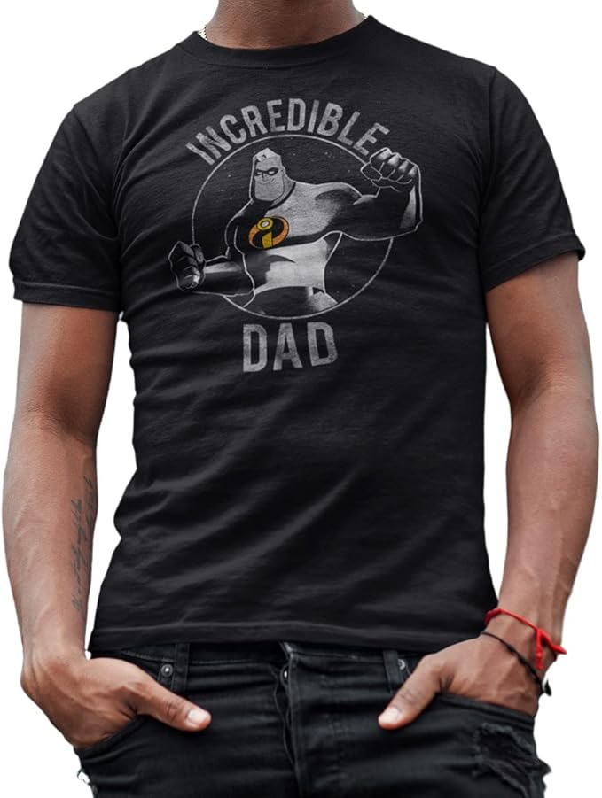 Men's Disney Mr Incredible Dad Graphic T-Shirt Tee