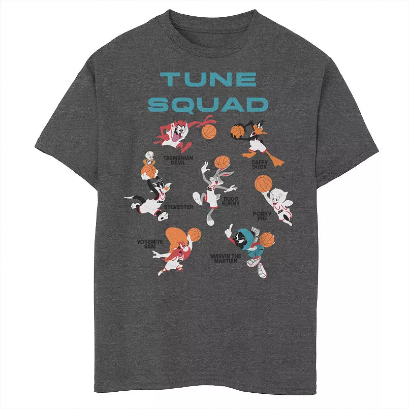 Boys 8-20 Space Jam 2 Tune Squad Members Graphic Tee