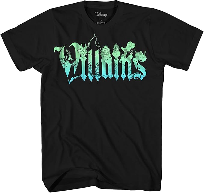 Men's Disney Villains Type Graphic Tee T-Shirt