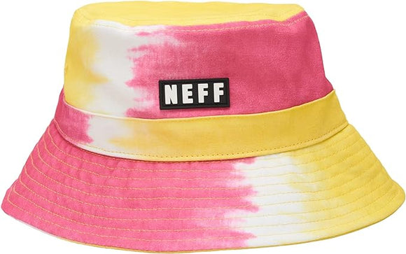 Neff Bucket Hat Double Dip Pink & Yellow Bucket Hat