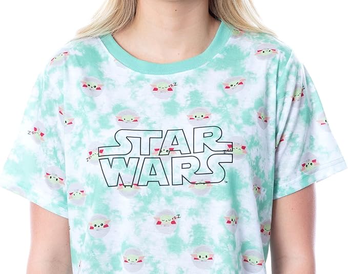 Women's Star Wars The Mandalorian Grogu The Child Chibi Sleep Pajama Set