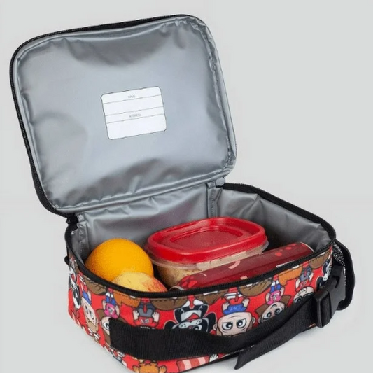 FGTeeV FGTV Lunch Zippered Bag Lunch Box - Red and Black