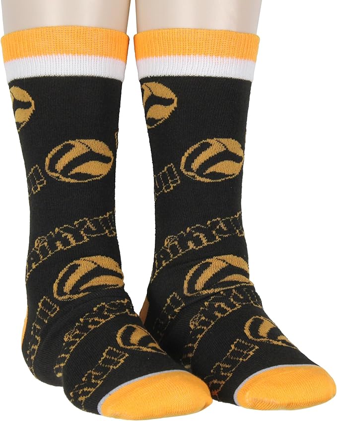 Adult Haikyu!! Manga Anime Volleyball Unisex Mid-Calf Crew Socks Size 10-13