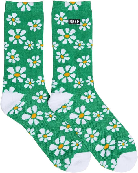 NEFF Men's Flower Child Socks Green