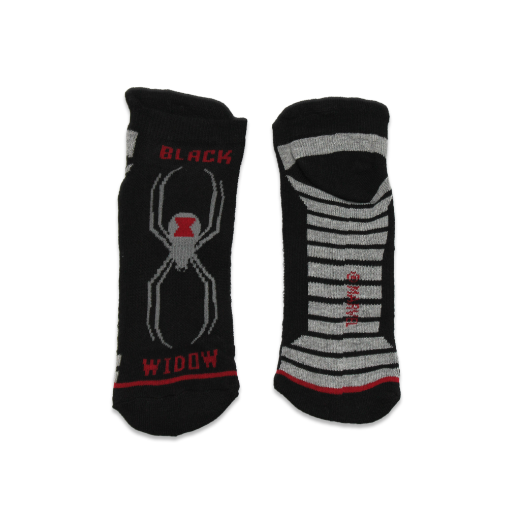 Marvel Black Widow No Show Socks - Rex Distributor, Inc. Wholesale Licensed Products and T-shirts, Sporting goods,