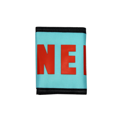 NEFF Blue Trifold Wallet Black Hook & Loop