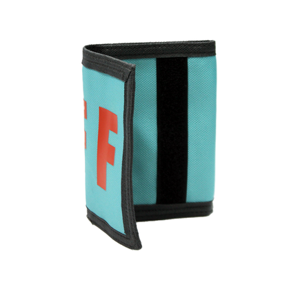 NEFF Blue Trifold Wallet Black Hook & Loop