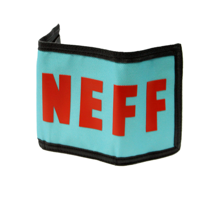 NEFF Blue Trifold Wallet Black Hook & Loop