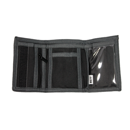 NEFF Blue Trifold Wallet Black Hook & Loop