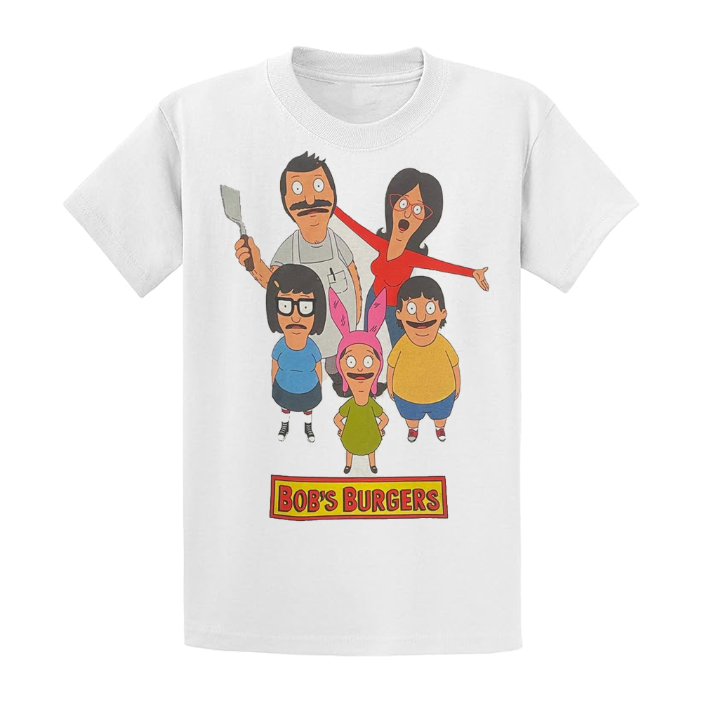 Men's Bob's Burgers White Graphic Tee T-Shirt