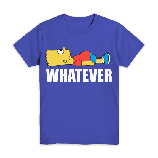 Boy's The Simpsons Bart Whatever Graphic Tee T-Shirt