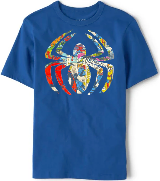 Boys' Marvel Spider-Man Symbol Graphic T-Shirt