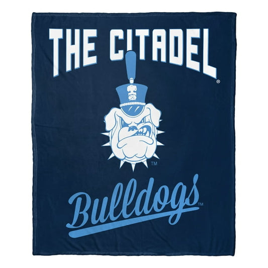 Northwest NCAA Citadel Bulldogs 50 X 60 Silk Touch Throw Blanket