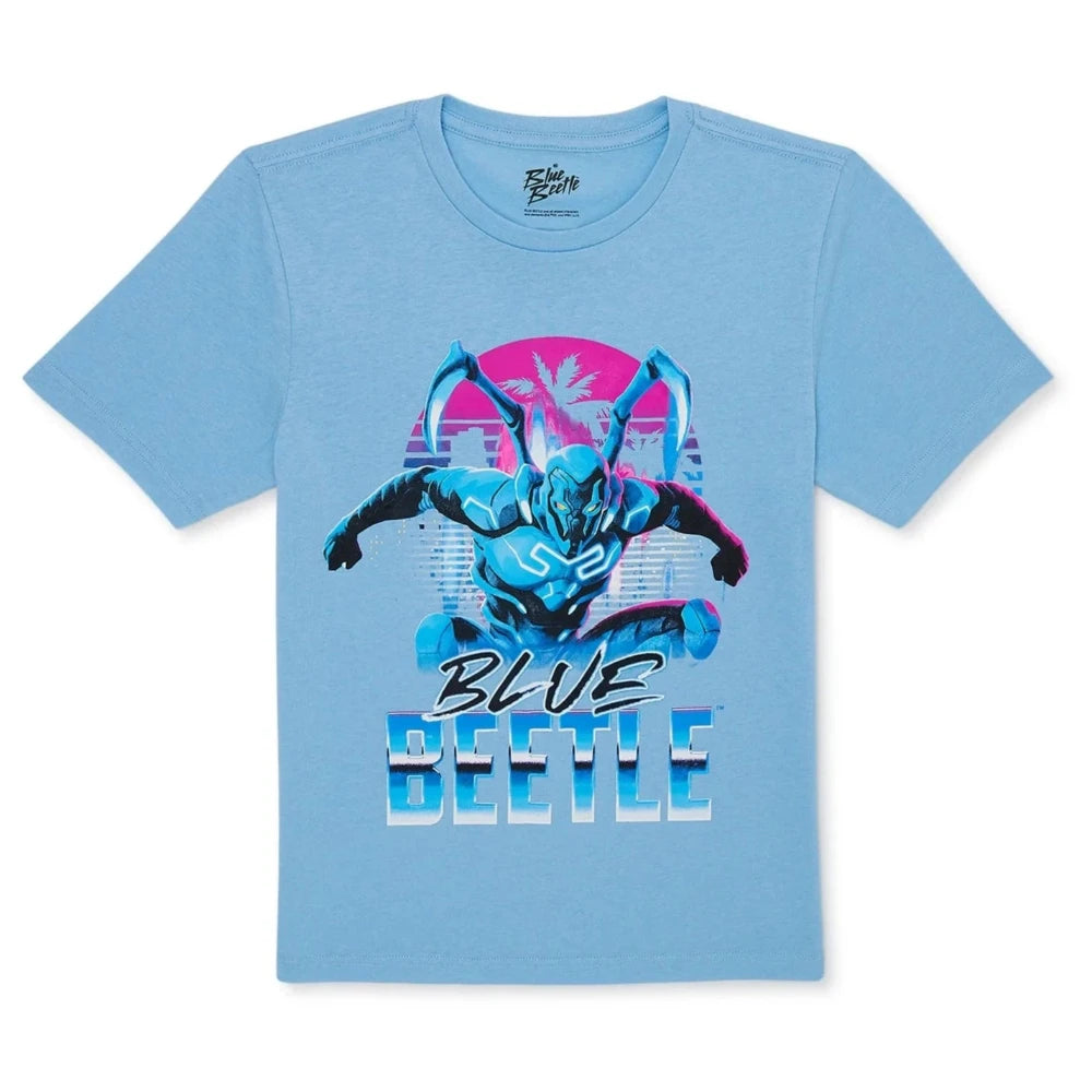 Boy's Blue DC Comics Blue Beetle Graphic Tee T-Shirt