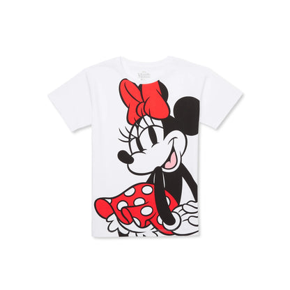 Girls Disney Minnie Mouse Crew Neck Short Sleeve Graphic T-Shirt