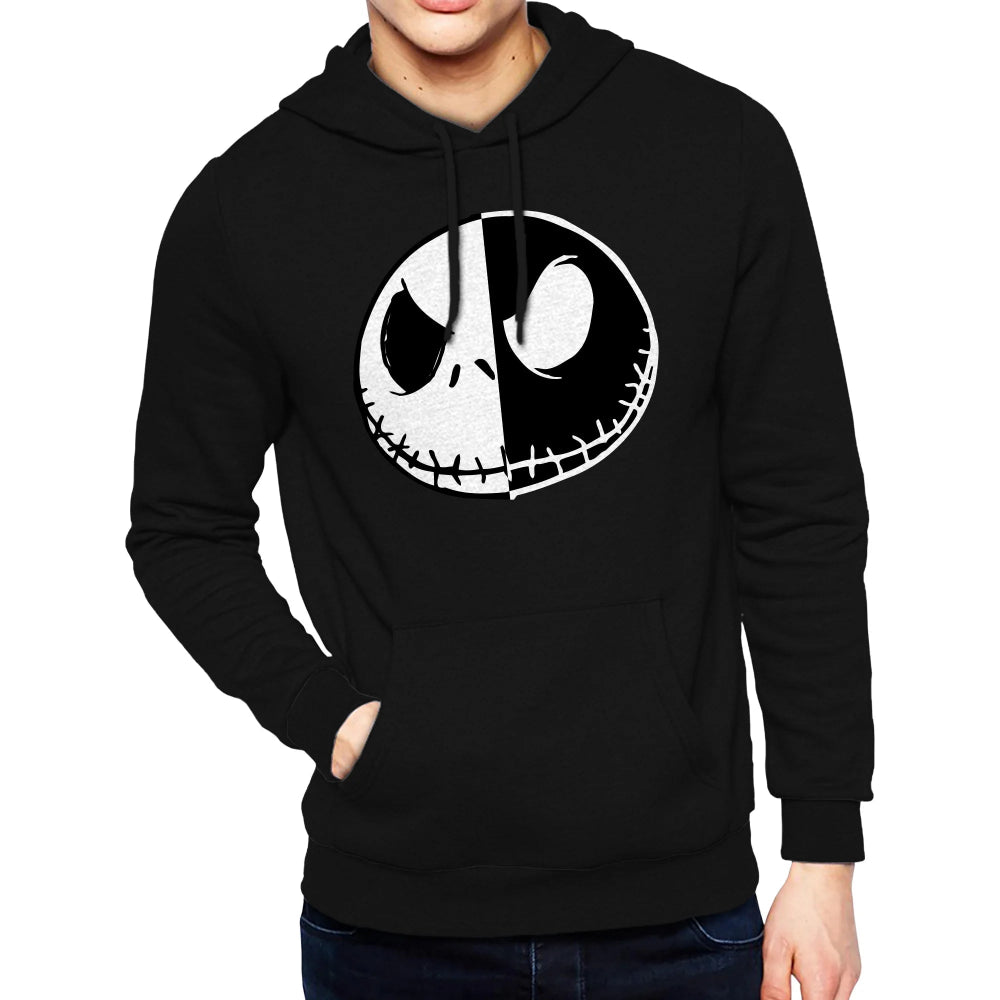 Men's Disney Nightmare Before Christmas Jack Pullover Fleece Hoodie Sweatshirt