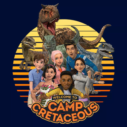 Boy's Jurassic World: Camp Cretaceous Group Shot Welcome T-Shirt