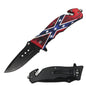 KN 1956-CF 4.5" Flag Assist-Open Tactical Rescue Folding Knife