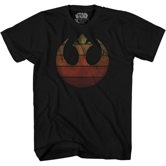 Men's Star Wars Rebel Alliance Rebellion Gradient Graphic Tee T-Shirt