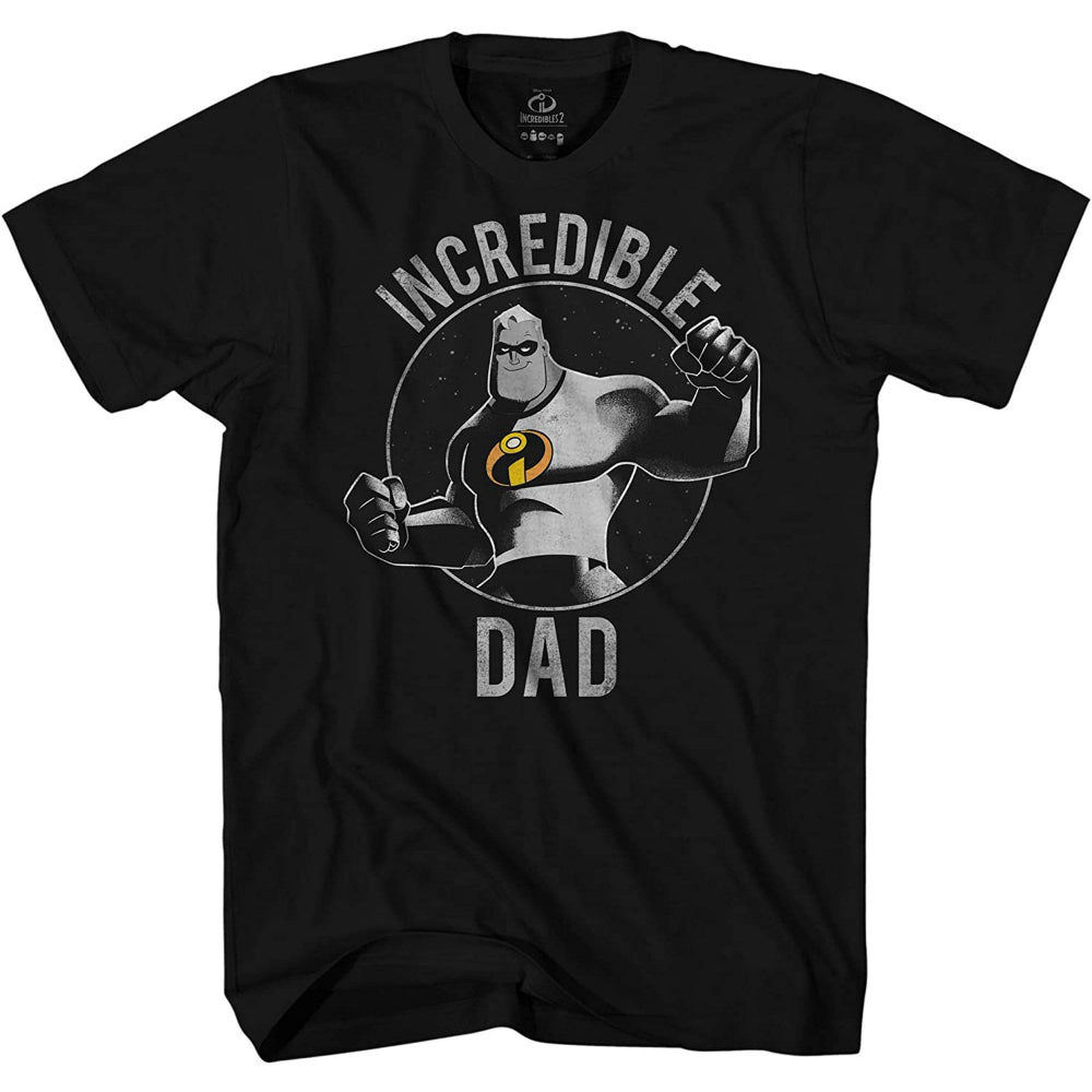 Men's Disney Mr Incredible Dad Graphic T-Shirt Tee