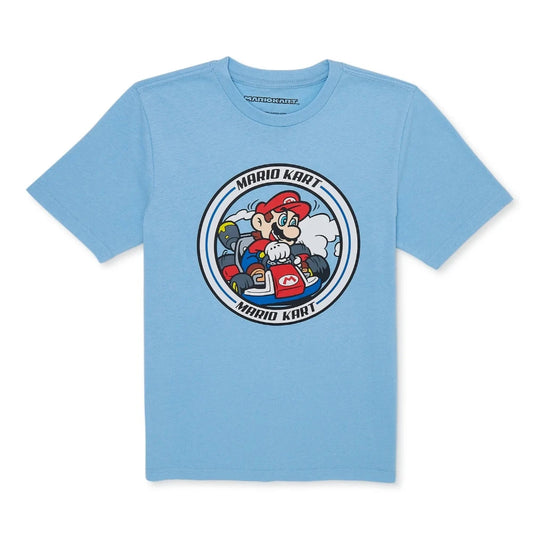 Boy's Nintendo Mario Kart Graphic Tee T-Shirt