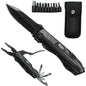 RT 8219 Rtek 4.5" Multi Tool Pocket Knife with Pliers Bottle Opener Screwdrivers & Sheath - Rex Distributor, Inc. Wholesale Licensed Products and T-shirts, Sporting goods,