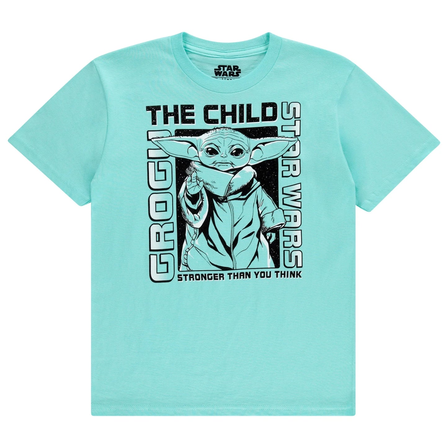 Boy's Star Wars The Mandalorian The Child Stronger Graphic Tee T-Shirt