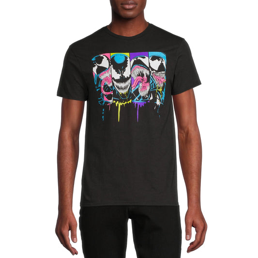 Men's Marvel Venom Faces Graphic T-Shirt Tee