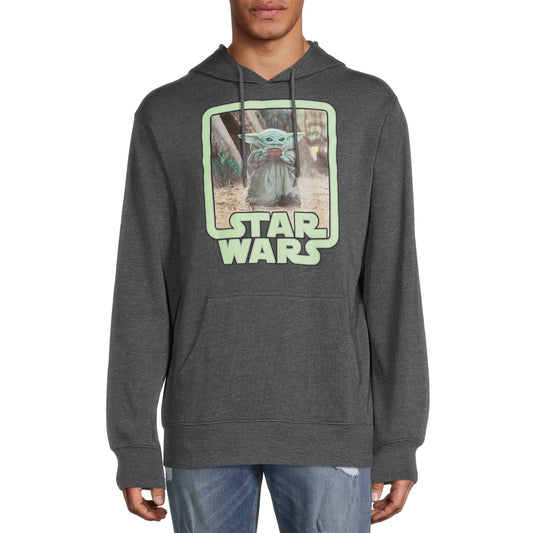 Men's Star Wars The Mandalorian Baby Yoda Hoodie Sweatshirt