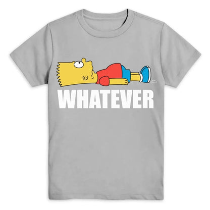 Boy's The Simpsons Bart Whatever Graphic Tee T-Shirt