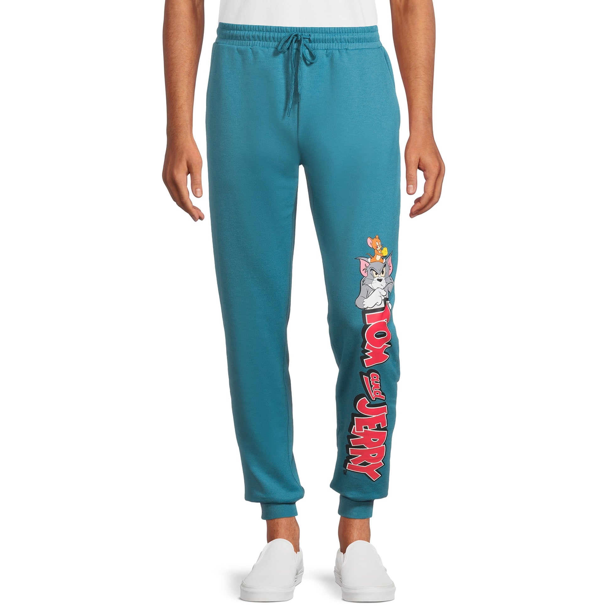 Men's Bay Blue Tom and Jerry Graphic Jogger - Rex Distributor, Inc. Wholesale Licensed Products and T-shirts, Sporting goods,