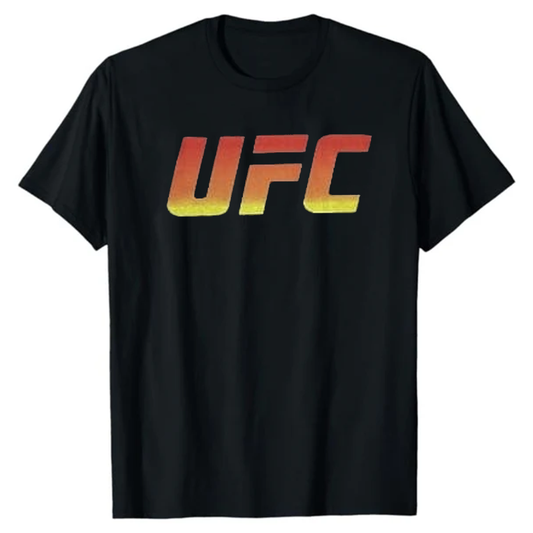 Men's Black UFC Logo Graphic Tee T-Shirt