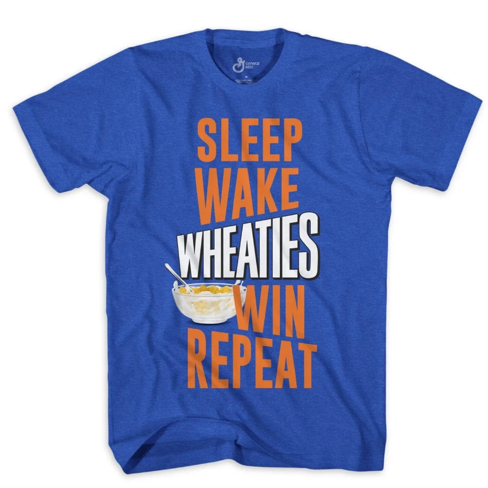 Boy's Blue Heather Wheaties Graphic Tee T-Shirt