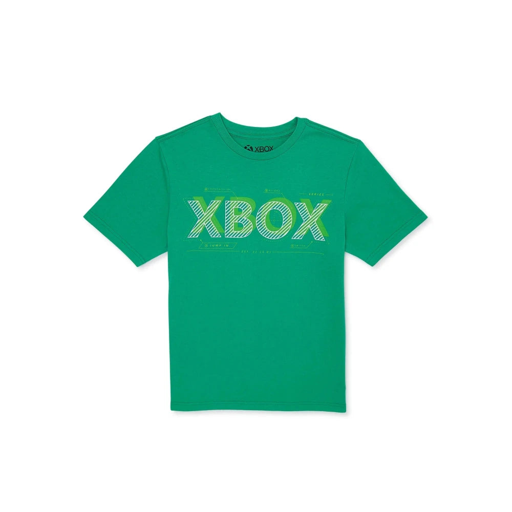 Boy's Green Xbox Boys Graphic T-Shirt Tee