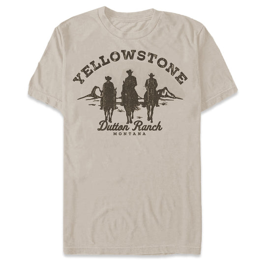 Men's Yellowstone Dutton Ranch Montana Graphic Tee T-Shirt