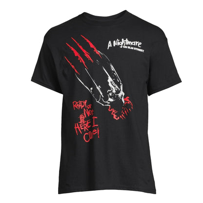 Men's Nightmare On Elm Claw Graphic T-Shirt Tee