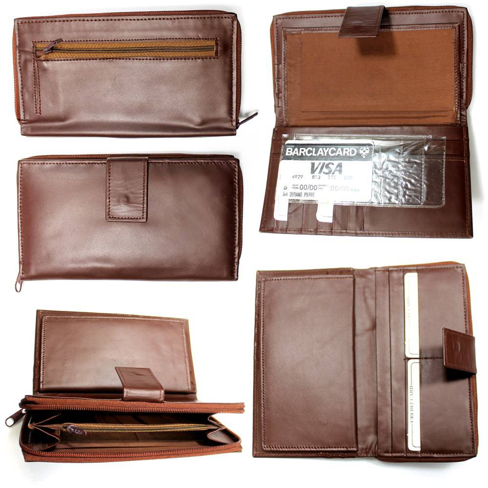 CB 02-BN Womens brown wallet