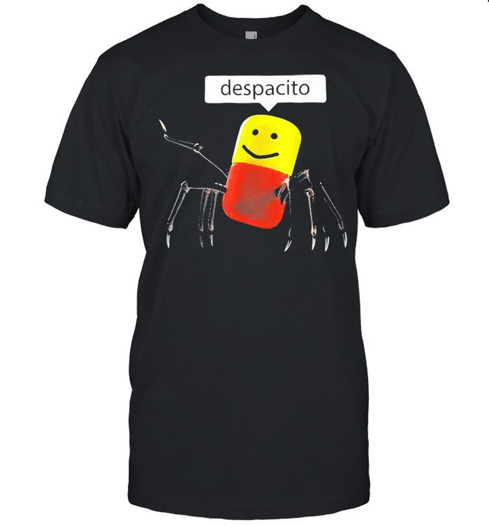 Men's Black Meme Spider Roblox Despacito T-Shirt Tee