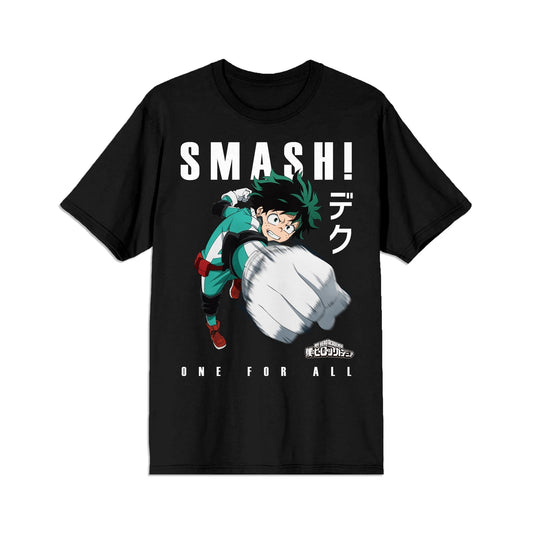 Mens My Hero Academia Deku Smash! T-Shirt Tee - Rex Distributor, Inc. Wholesale Licensed Products and T-shirts, Sporting goods,