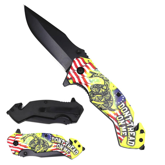 KS 1630-DT6 4.5" Dont Tread On Me Assist-Open Tactical Pocket Knife